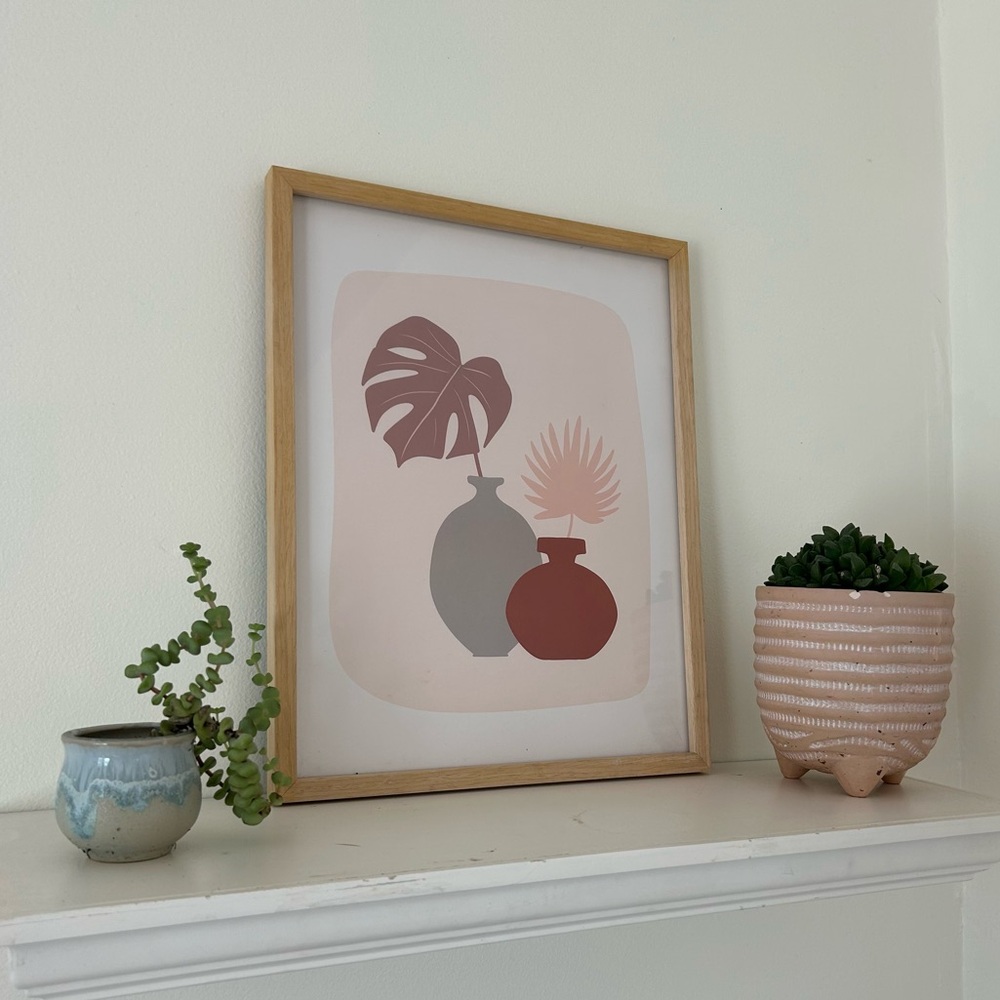 Framed Plant Art Print